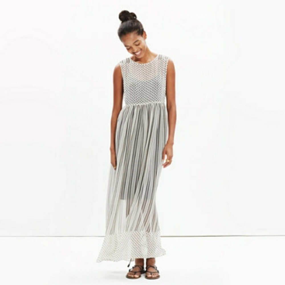 NWT black and white Madewell dress